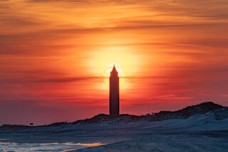 Fire Island Obelisk sunset.