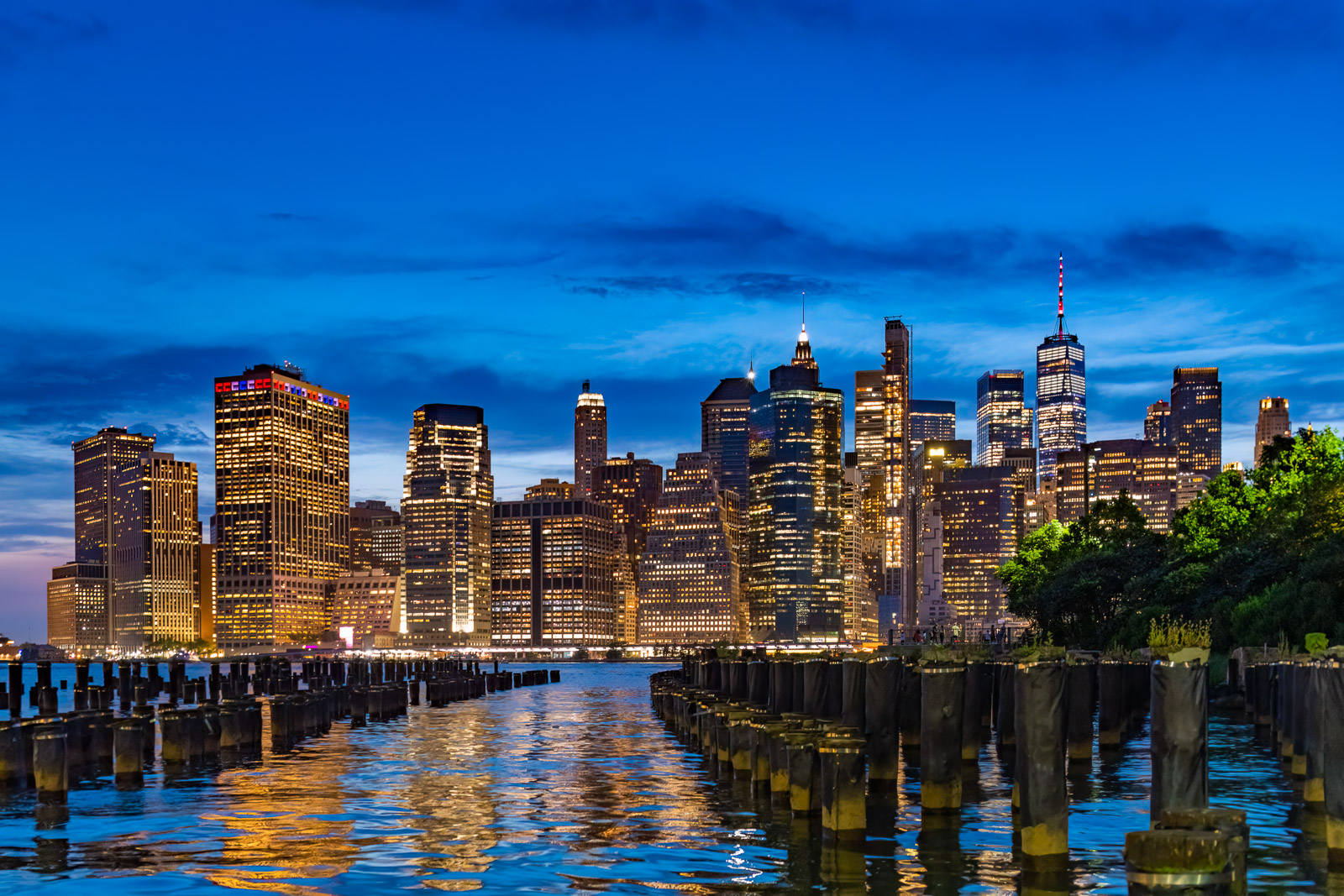 New York City #15 Night Old Pier 1.